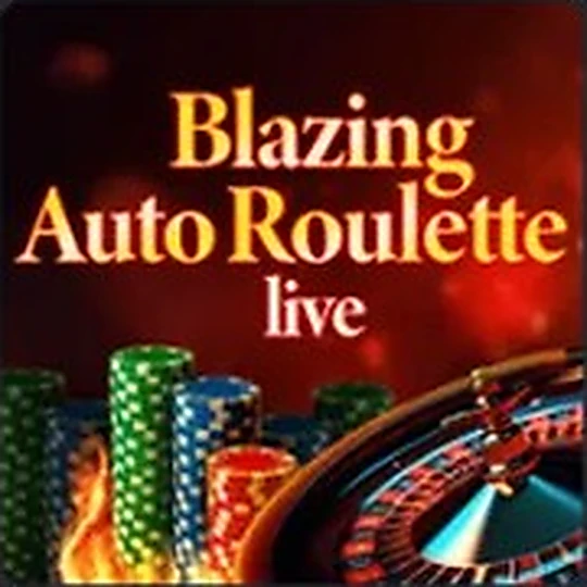 Blazing Auto Roulette live casino table